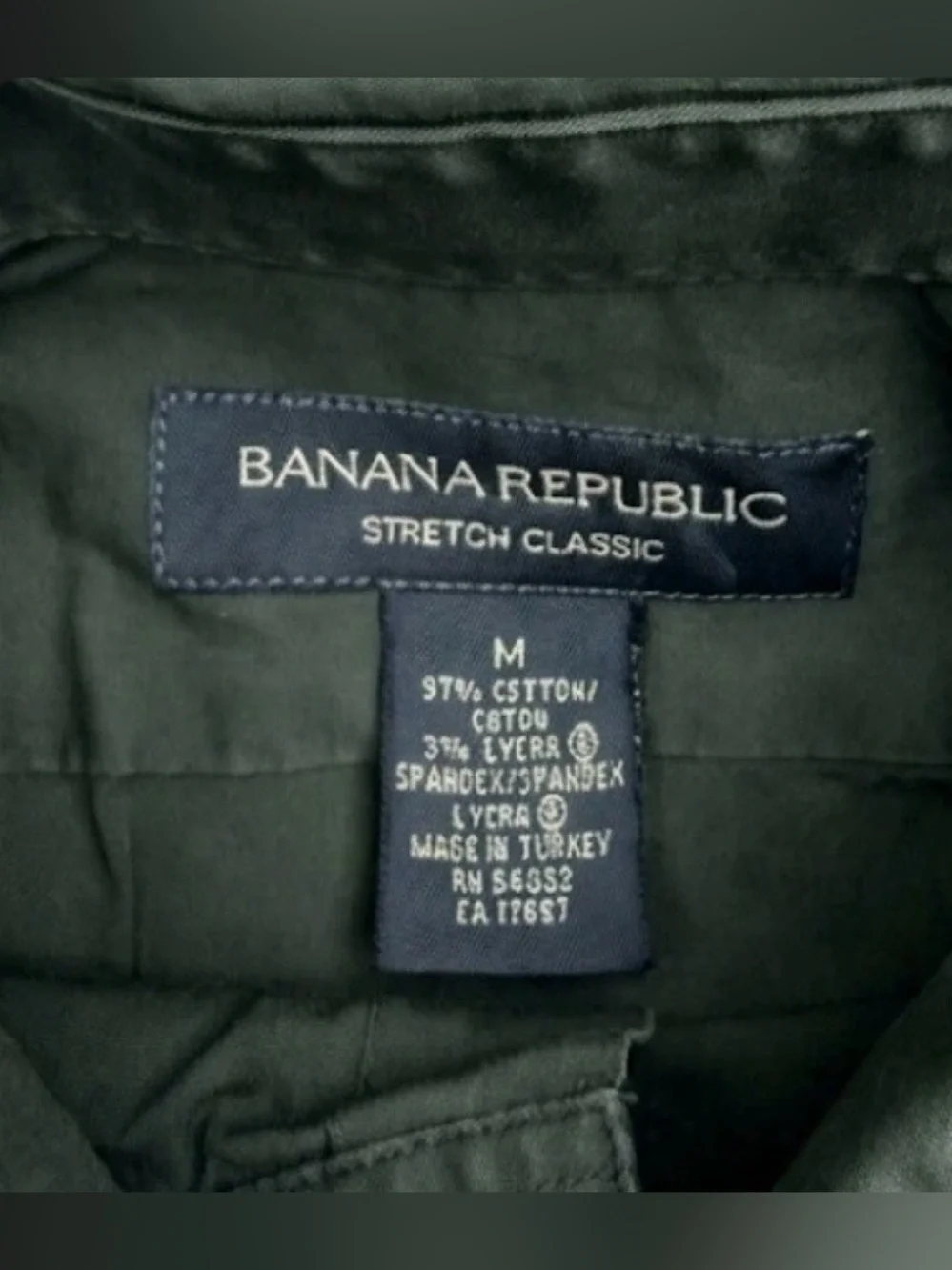 Banana Republic Men's Stretch Classic Fit Button-Up Shirt